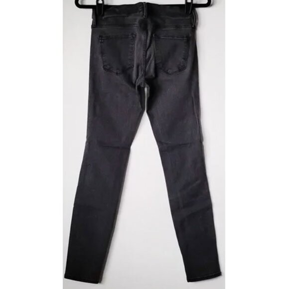 *50off3* Frame Denim Le Skinny De Jeanne Jeans 27 Black Wash - Picture 3 of 12